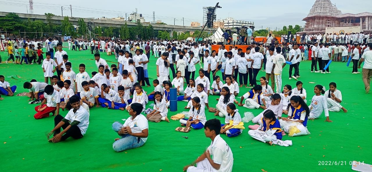 yoga day celebrations