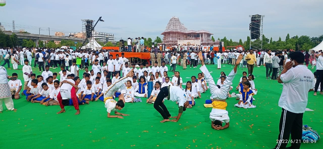yoga day celebrations